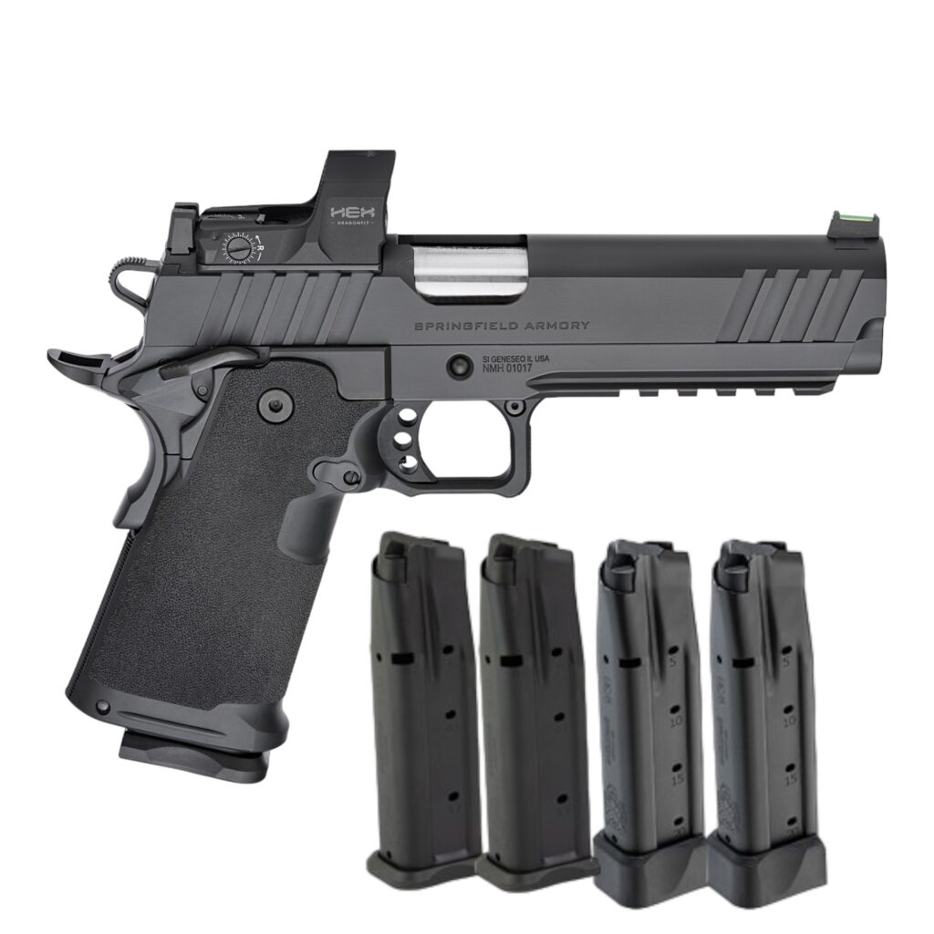 Springfield Prodigy 9mm W/ Dragonfly 5″ Barrel Red Dot Package 5- Mags PH9119AOSD-PKG