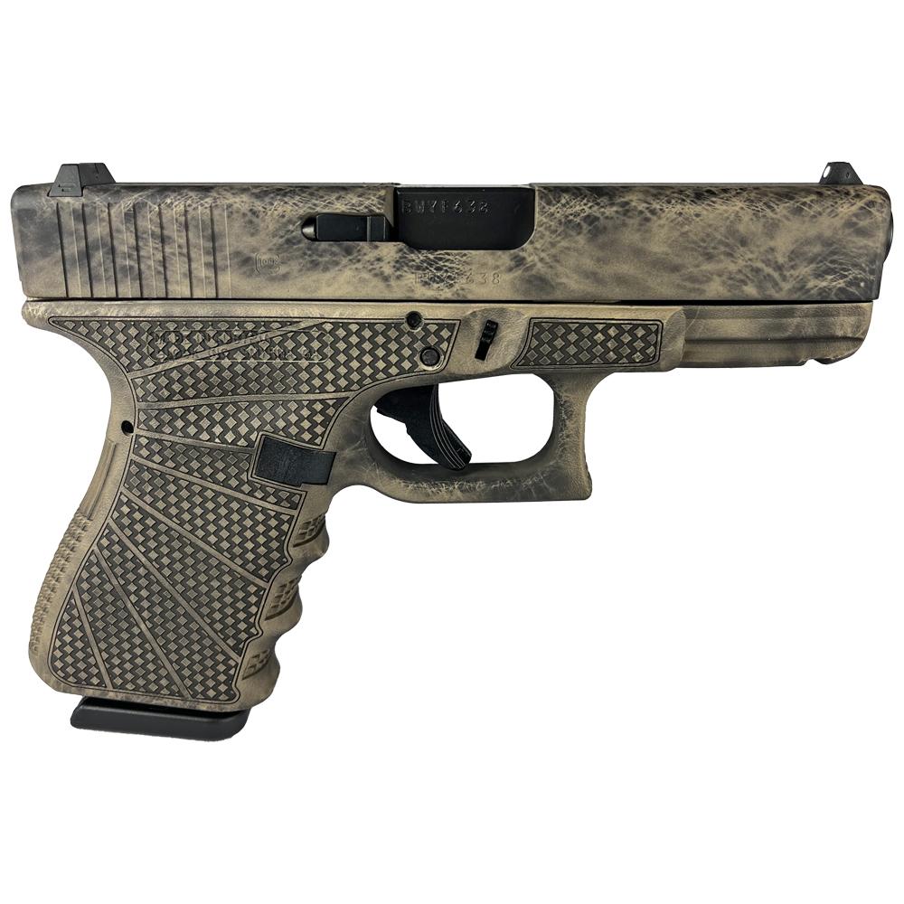 Glock 19 Gen 3 9mm Marble Stipple Frame 15 Round Capacity G19 PI1950203MBSF