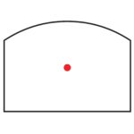 Trijicon RMRcc 1x 3.25 MOA Illuminated Red Dot Black 3100001 - View 4