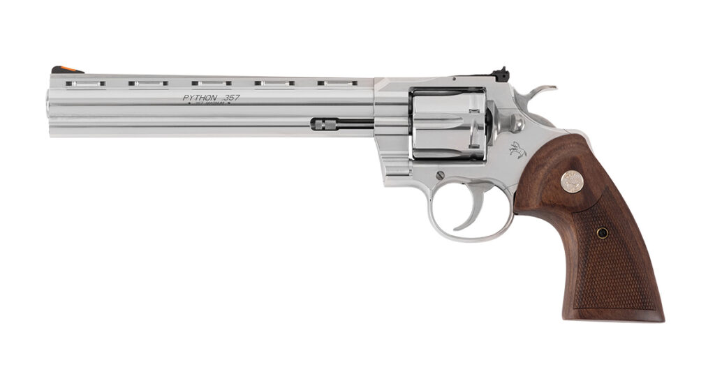 New Model Colt Python 357 Mag Stainless Steel 8″ Barrel PYTHON-SP8WTS