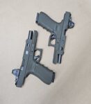 Used Glock 22 Gen 4 Burnt Bronze Window Cuts .40  Night Sights Ameriglo Red Dot MOS Cut Trijicon RMR - View 4