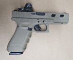 Used Glock 22 Gen 4 Burnt Bronze Window Cuts .40  Night Sights Ameriglo Red Dot MOS Cut Trijicon RMR - View 2
