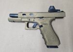 Used Glock 22 Gen 4 Burnt Bronze Window Cuts .40  Night Sights Ameriglo Red Dot MOS Cut Trijicon RMR - View 6
