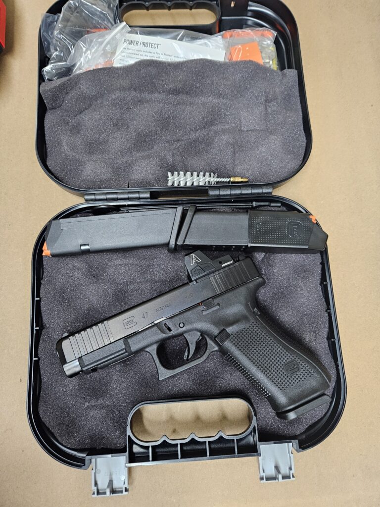 Glock Model 47 Gen 5 9mm MOS Optics Ready With Ameriglo RMR Trijicon FootPrint