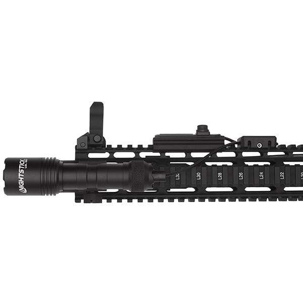 Nightstick LGL160 Long Gun Light Kit Clear LED 1100 Lumens Black Anodized Aluminum CR123 Battery