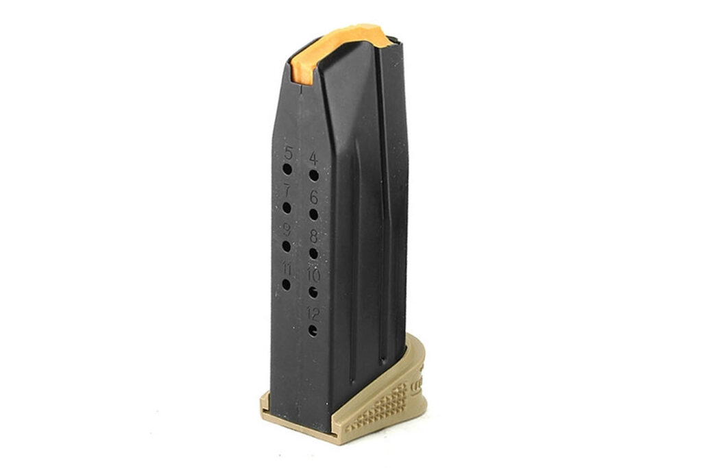 FN FN509 Compact 9mm 12-Round Factory Magazine with FDE Floor Plate 20100376