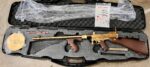 Blem Auto Ordnance Thompson 1927A1 Deluxe 45 ACP Gold Tiger Stripe Tommy Gun - View 12