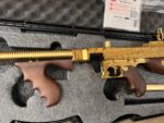 Blem Auto Ordnance Thompson 1927A1 Deluxe 45 ACP Gold Tiger Stripe Tommy Gun - View 16