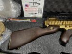 Blem Auto Ordnance Thompson 1927A1 Deluxe 45 ACP Gold Tiger Stripe Tommy Gun - View 22
