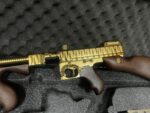 Blem Auto Ordnance Thompson 1927A1 Deluxe 45 ACP Gold Tiger Stripe Tommy Gun - View 27