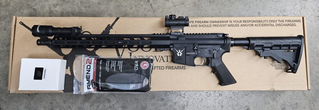 Adams Arms VooDoo Witch Doctor 556 Nato AR15 With Sig Sauer MSR Red Dot And Nightstick LGL-170 Weapon Light  FGAV-00010