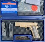 Used Colt 1911 M45A1 45 ACP Zinc Brown Ion Marine Corps Rail Gun O1070M45 US Property Rail Decommisioned - View 2