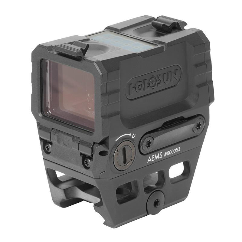 COPY OF Holosun Advanced Enclosed Micro Red Dot Sight 1x, 2 MOA Red Dot Reticle, Black Anodized, AEMS-211301 — Color: Black, Finish: Anodized, Fabric/Material: 7075 T6 Aluminum, Magnification: 1 x — AEMS-211301