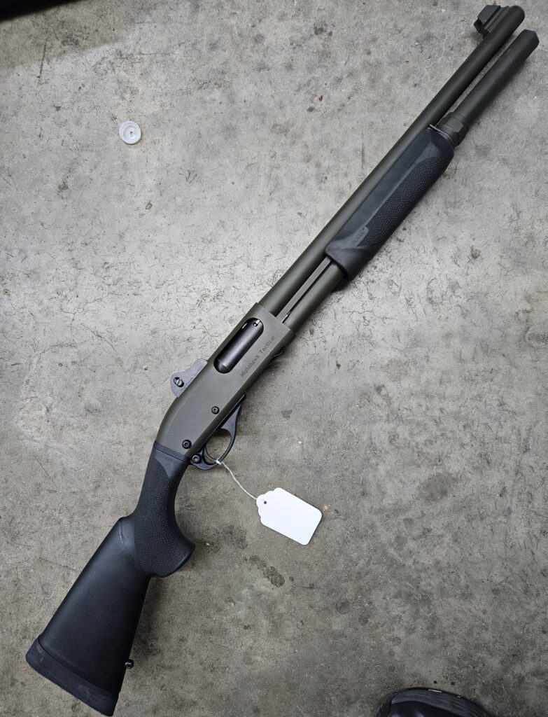 Nighthawk Custom Tactical 870 Pump Shotgun 12 Gauge 6 RD Hogue Overmolded Stock Overseer style