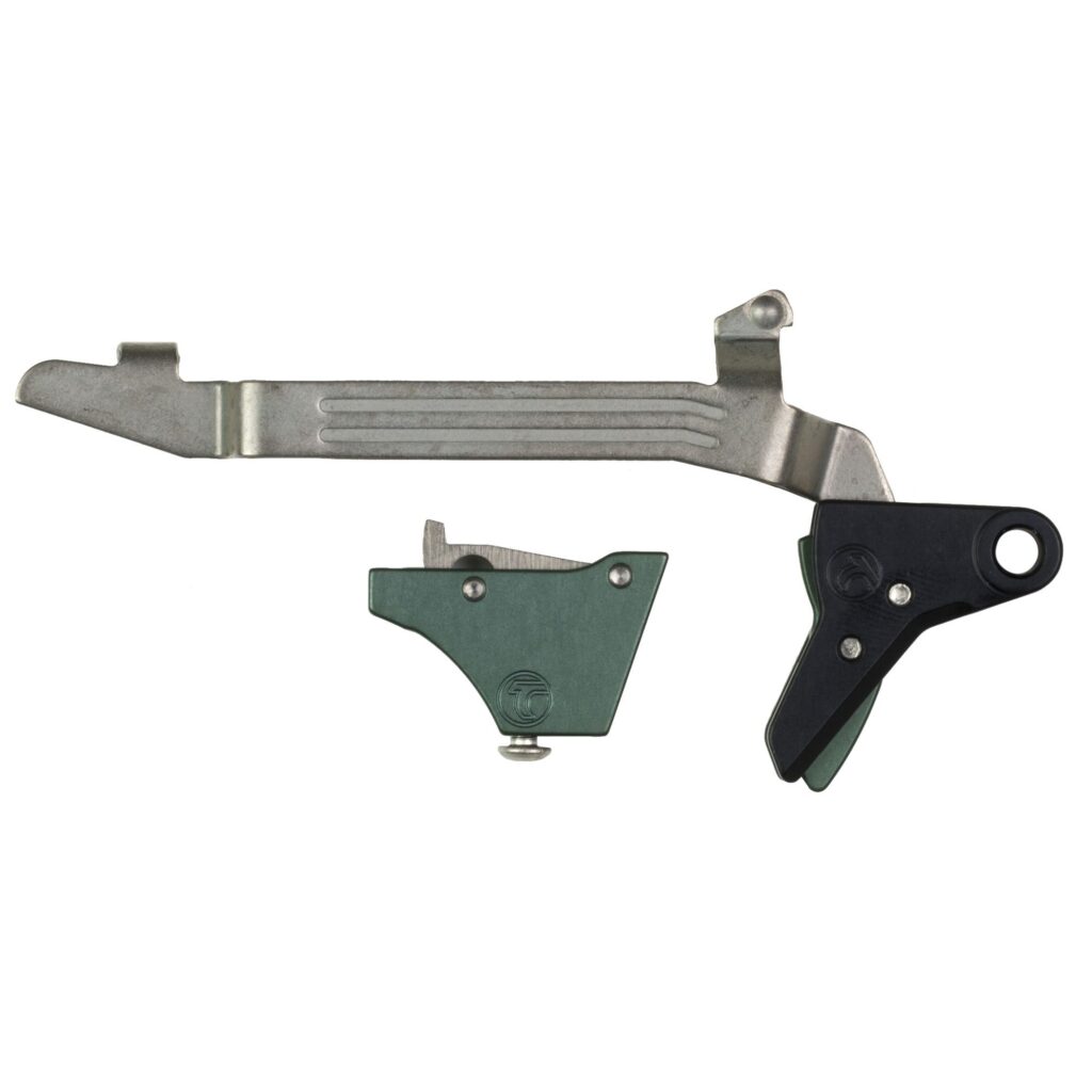 Timney Triggers Alpha Competition Trigger, Anodized Finish, Green, Fits Large Frame Gen 3 & Gen 4 – 20, 21, 29, 30, 40 and 41 ALPHA GLOCK 3-4-LARGE-GREEN TIMALPHAGLOCK3-4L-GRN