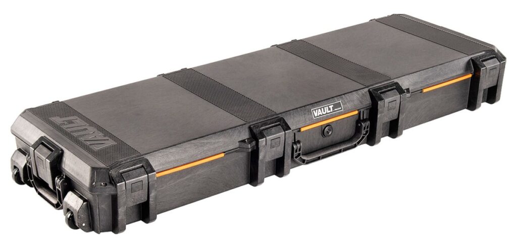 PELICAN VAULT LONG CASE FOR TWO RIFLES POLYETHYLENE BLACK 56.11″ L X 19.15″ W X 6.65″ D (EXTERIOR)  VCV800-0000-BLK