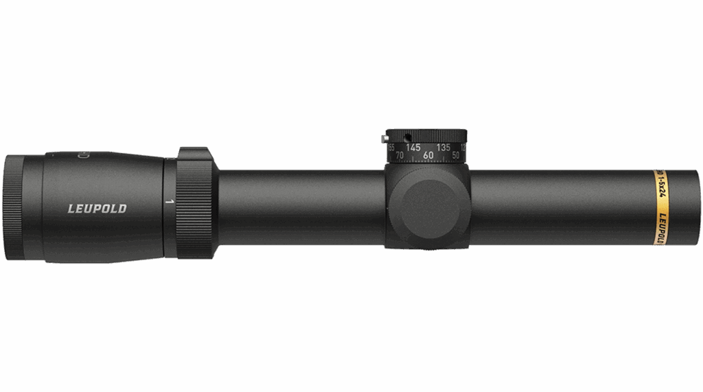 Leupold VX-5HD 1-5x24mm CDS-ZL2 Side Focus Rifle Scope, 30mm, FireDot Duplex (Illuminated) Reticle 172367