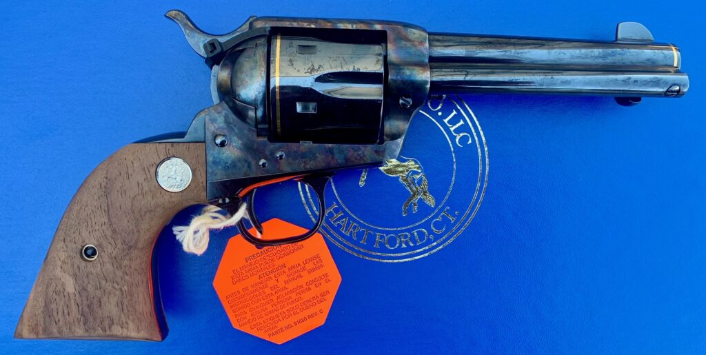 Colt 45 SAA 4.75″ Blue Case Color P1840LCB Last Cowboy Talo 1 of 300   cltp1840lcb1