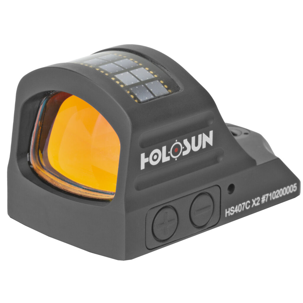 Holosun HS407C-X2 Pistol Red Dot Sight – 2 MOA  HS407C X2  HS407CX2
