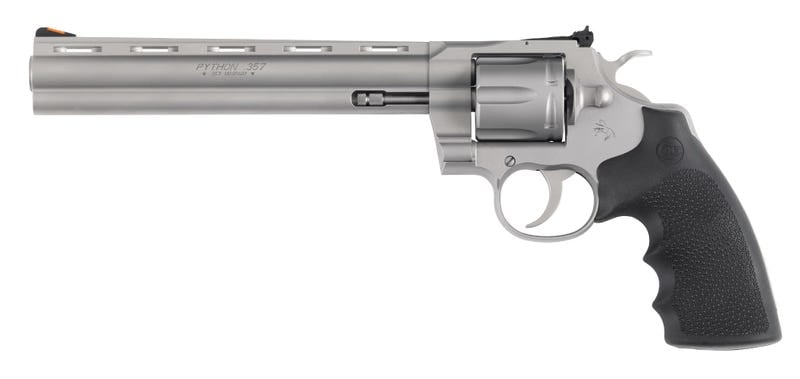 Colt Python 357 Mag Bead Blasted Matte Stainless 8″ Barrel PYTHON-SM8RTS