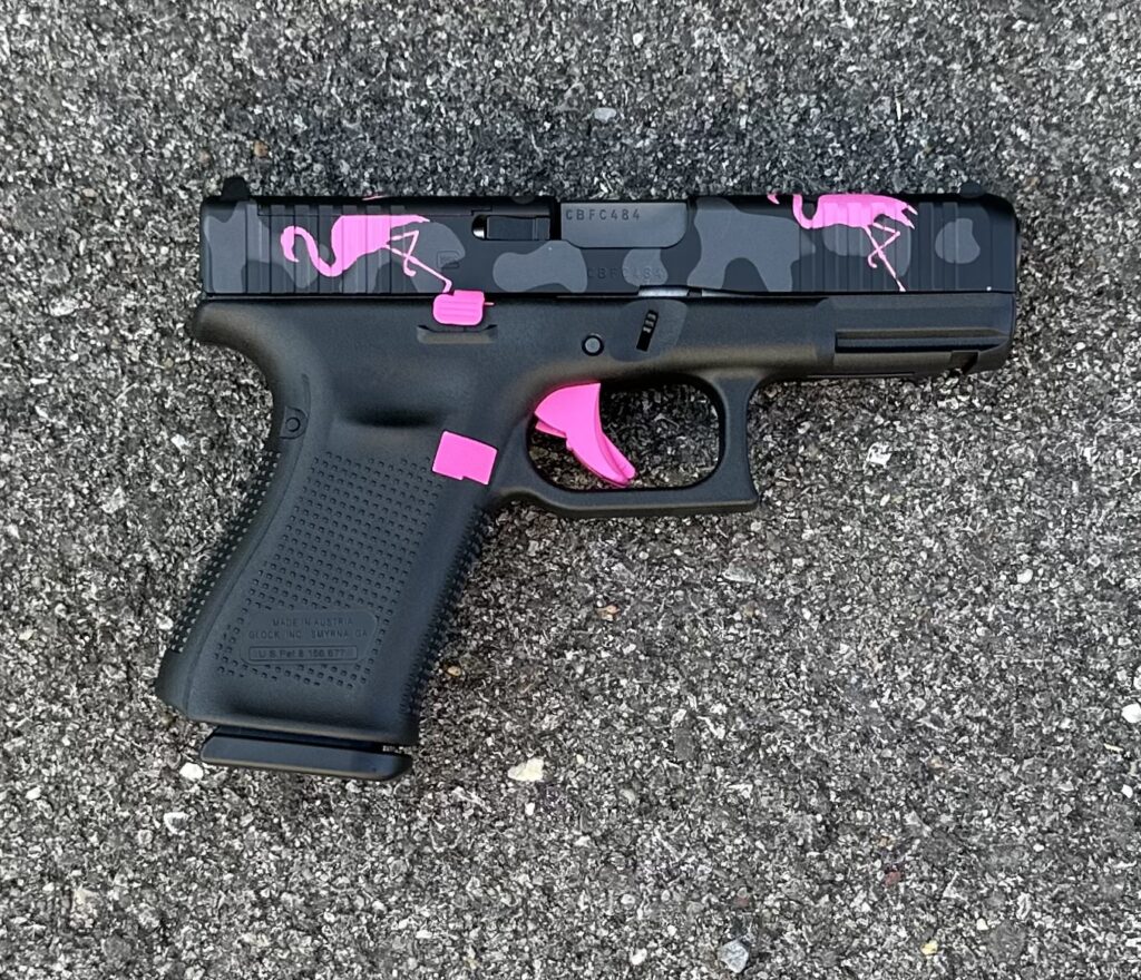 Glock 19 Gen 5 9mm MOS Optics Ready Miami Mingo Flamingo PA195S204MOS-MM