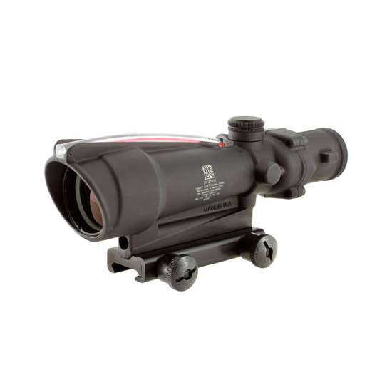 Trijicon ACOG 3.5×35 Dual Illum Red Horseshoe M16 100153 Obj 28.90 ft @ 100 yds FOV Matte Black Finish Dual Illuminated Red Horseshoe 223 Ballistic