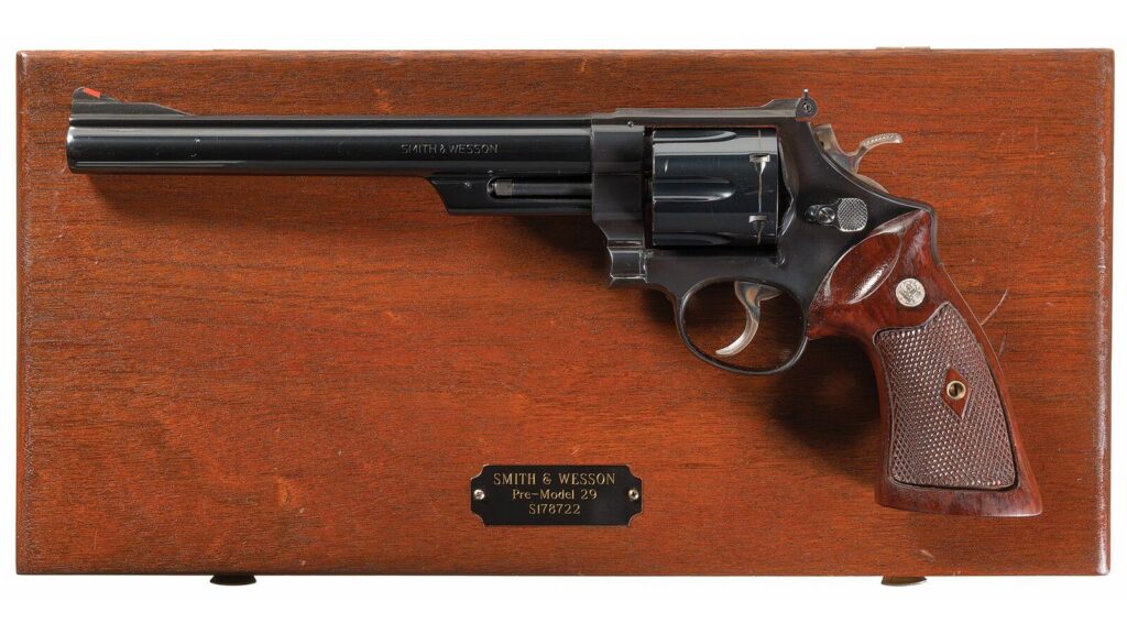 Smith & Wesson .44 Magnum Pre-Model 29 Double Action Revolver with Case 1957