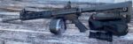 G.P. Bundle Blem American Tactical MilSport 556 Nato 16″ Barrel 10″ MLok 100rd Drum Flip Up Sights - View 5