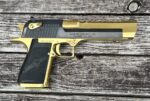 Factory Blem Magnum Research Desert Eagle 50 AE MK XIX Black & Gold - View 4