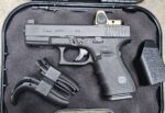 Used Rebuilt Glock 19 9mm W/ FDE Trijicon RMR RM06 3.25 MOA - View 1