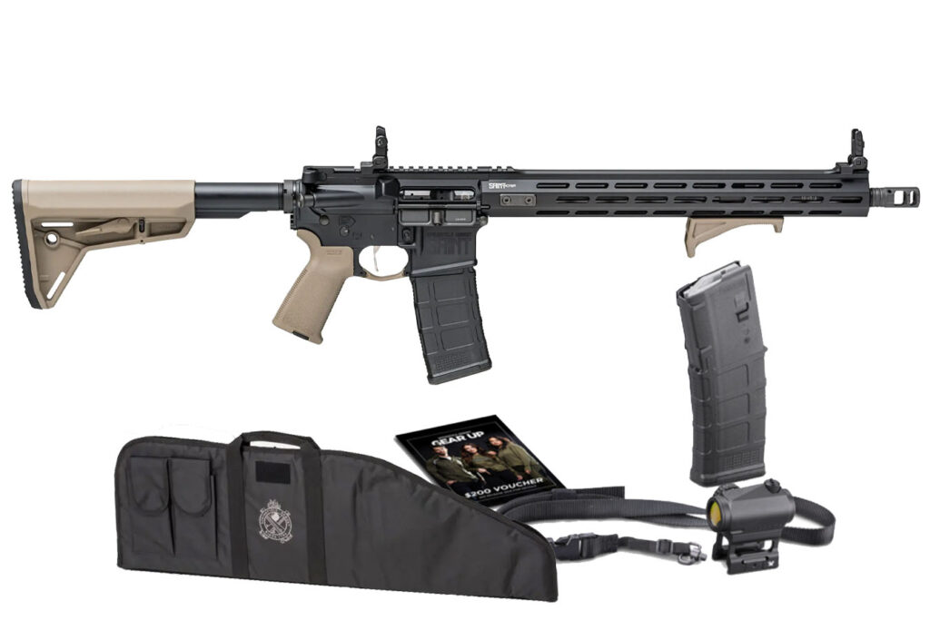 Springfield Saint Victor 556 Nato 16″ Barrel FDE Gear Up Package STV916556FP-GU23