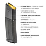 DANIEL DEFENSE DD AR15 32Rd Black Magazine (13-072-16539-006) - View 3
