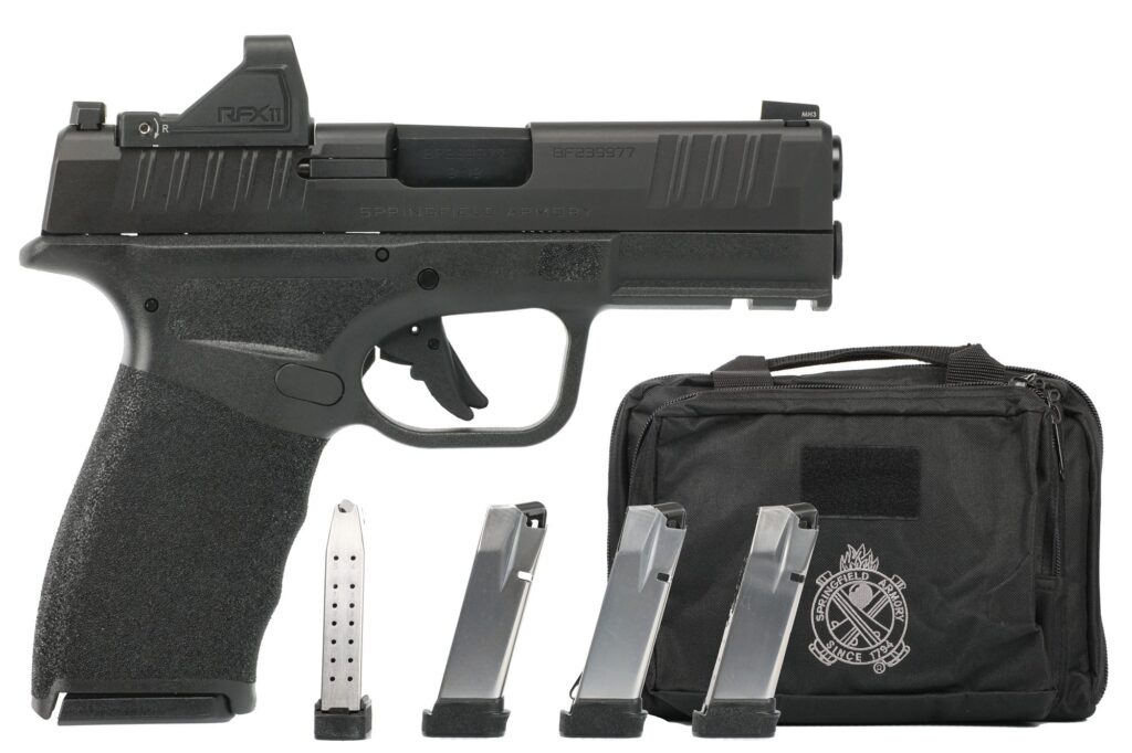 Springfield Hellcat Pro OSP 9mm Gear Up W/ Viridian Green Dot 5- Magazines HCP9379BOSP-GU24