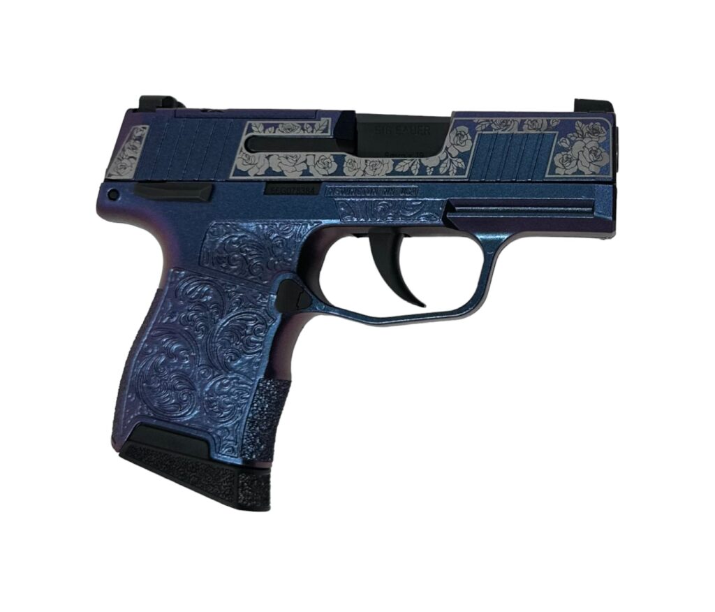 Sig Sauer P365 9mm Guns & Roses Mongoose Purple Optics Ready Manual Safety XI681235MGR