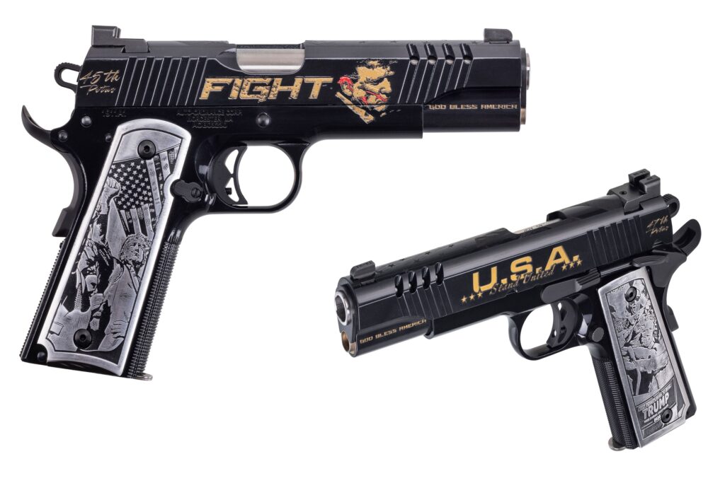 Auto Ordnance 1911 45 ACP CUSTOM TRUMP FIGHT CERAKOTE AO 1911TCAC18
