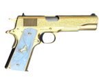 Colt 1911 El Ranchero 38 Super 24K Gold Engraved #160 of 300 CNCELRANCH - View 1