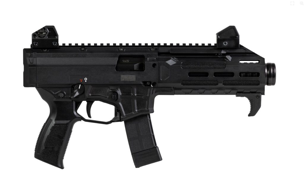 CZ Scorpion 3 Plus 9mm 7.8″ Barrel 5- 20 Round Magazines 91431