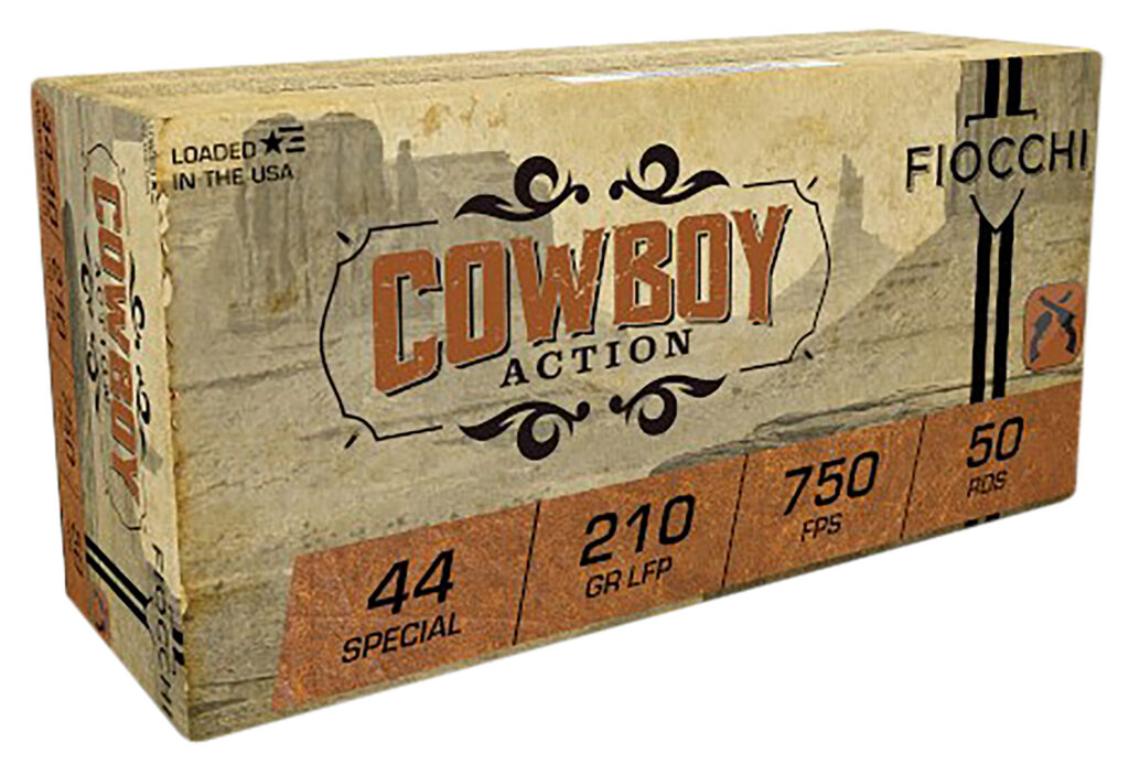 Fiocchi Cowboy Action 44 Special Ammo 210 grain Lead Flat Point Case of 500 Rounds 44SCA