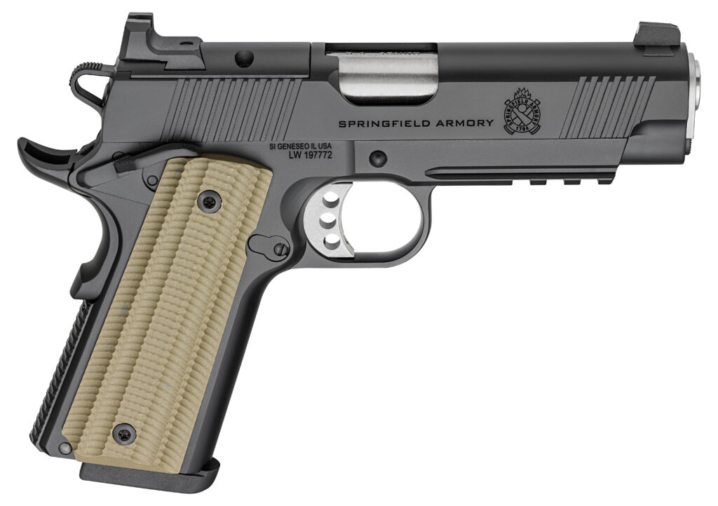 Springfield 1911 Operator 45 ACP Optics Ready AOS W/ Rail 4.25″ Barrel PO9228AOS
