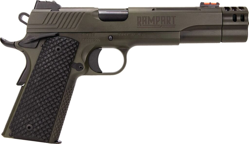 Kimber Rampart 45 ACP OD Green 5″ Barrel W/ Comp 1911 3000466