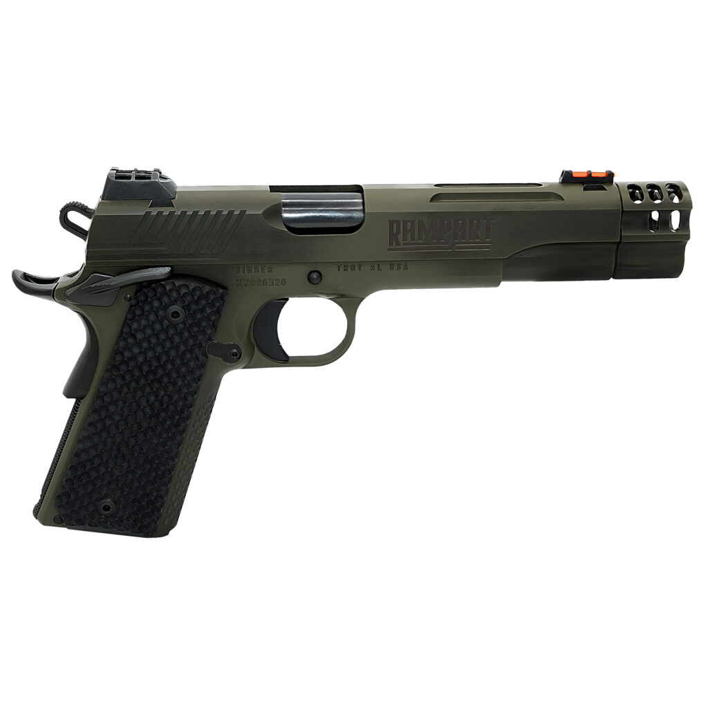 Kimber Rampart 1911 38 Super OD Green W/ Compensated Barrel 3000469