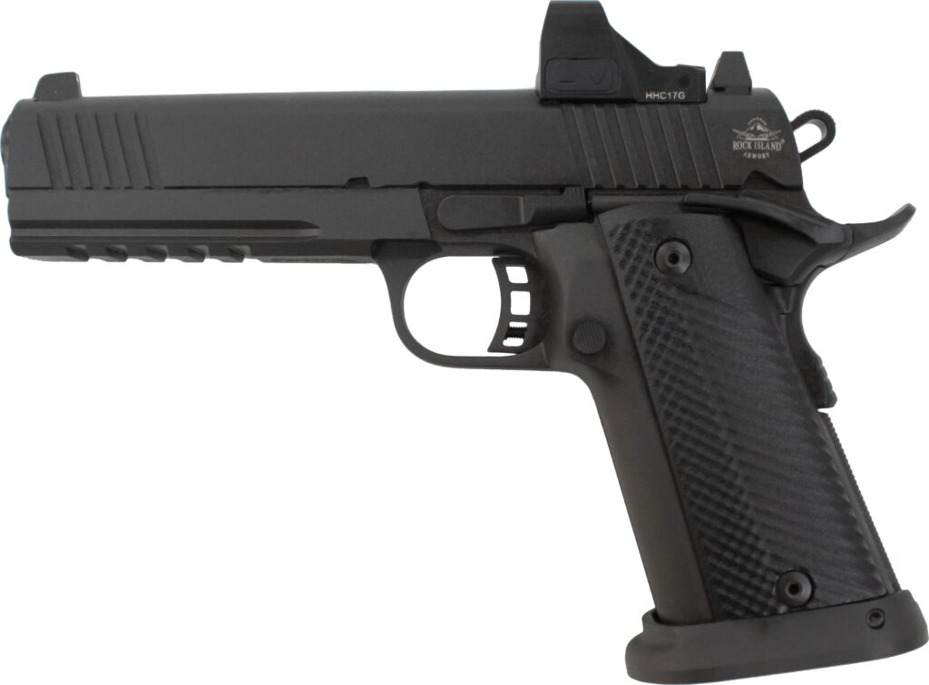 Rock Island Armory M1911-A2 Tactical 2011 9mm 5″ Barrel W/ RMSc Red Dot 51400