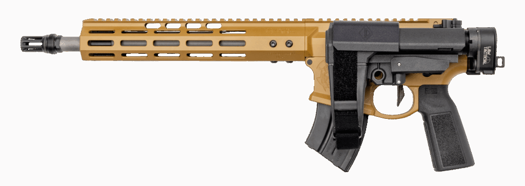 Noveske Batwing 6mm ARC 12.5″ Barrel Law Folder Tiger Eye Brown WRMFZY Bat Wing 02002658