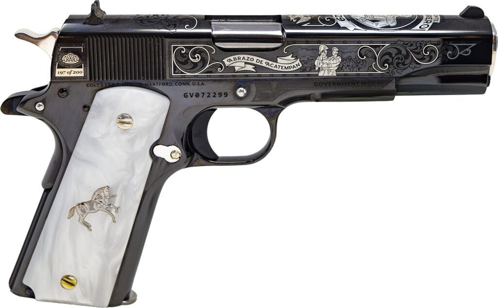Colt 1911 38 Super Presidente Vincente Guerrero 1 of 200 Limited Edition SKC-MWI-VG-38