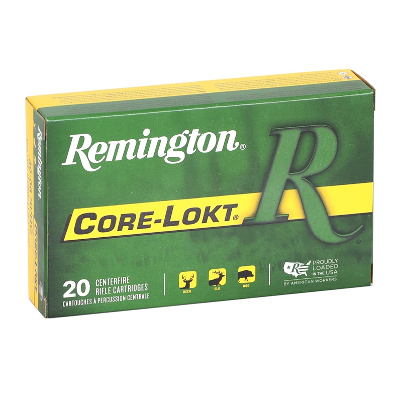 Remington Core-Lokt 30-06 Springfield Ammo 165 grain PSP Box of 20 Rounds R3006B