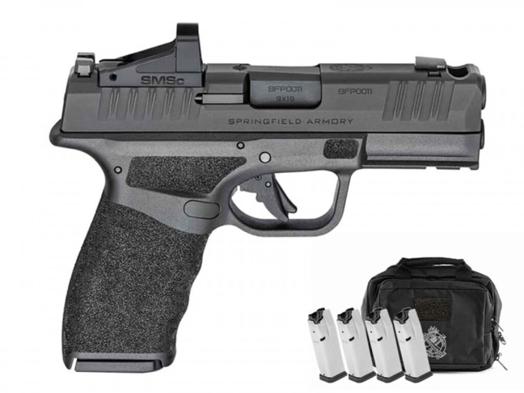 Springfield Hellcat Pro Comp 9mm W/ Shield SMSC Red Dot 5- Magazines HCP9379BSMSC-COMP