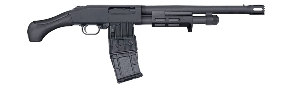 Mossberg 590M Shockwave 12 Ga Pump Action Mag Fed 10 Round 590 14″ Breacher Barrel 50217