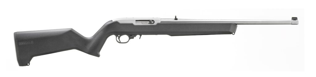 Ruger 10/22 Carbine 22 LR Stainless 18″ Barrel Magpul MOE X-22 Stock 31224