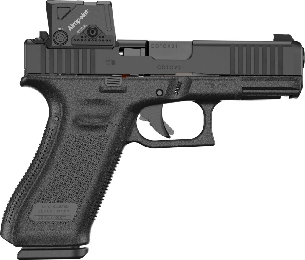 Glock 45 Gen 5 9mm MOS8 W/ Aimpoint COA Red Dot PA455SB03MOS8A3
