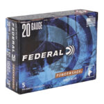 Federal Power-Shok 20 GA Ammo 2-3/4″ 7/8 oz Sabot Slug Box of 5 Rounds F203SS2 - View 2